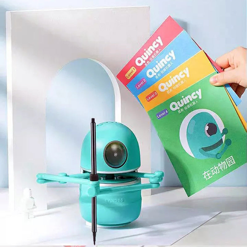 Painting Robot for Kindergarten Children and Students with Learning Cards