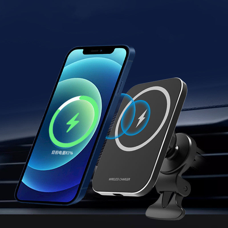 Magnetic Wireless 15W Car Phone Holder for Apple 12 Series