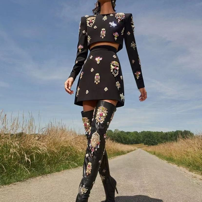 Women's Exquisite Heavy Industry Suit in Nylon