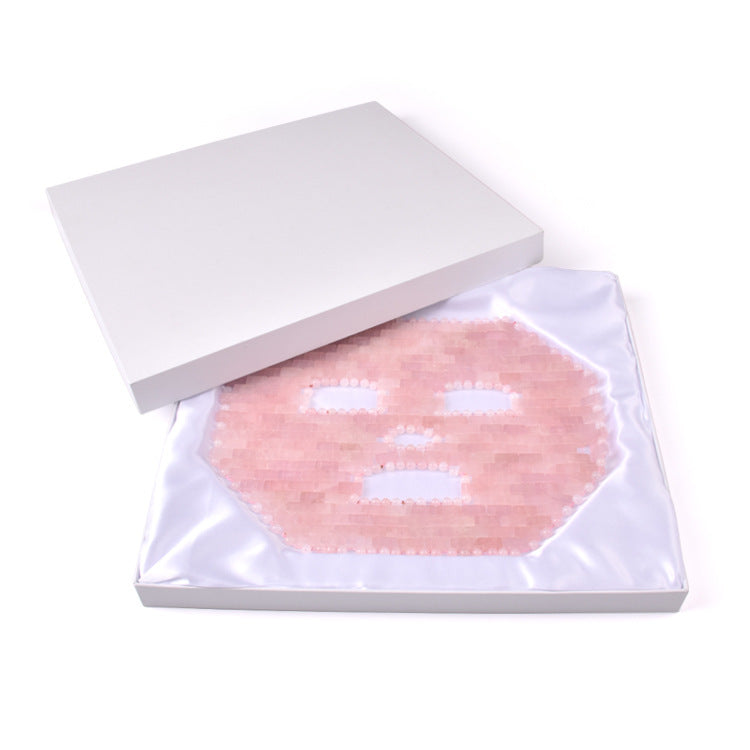 Masque facial en jade pour massage et soin du visage 28x21cm