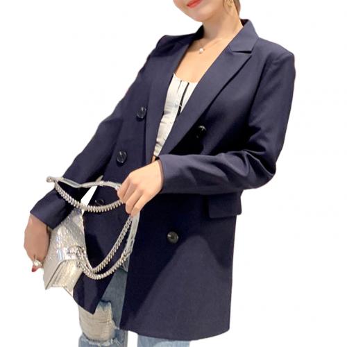 Slim Fit Polyester Fiber Blazer