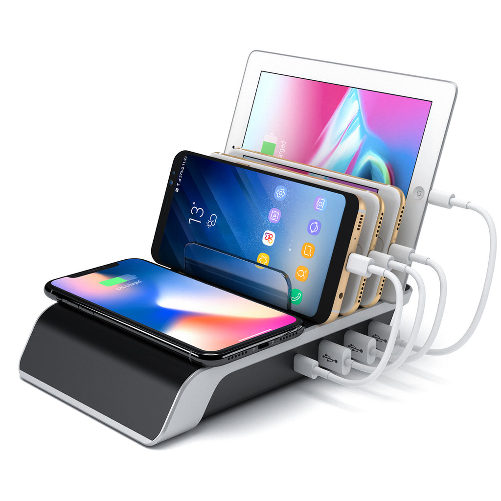 Base de support de chargement pour téléphone portable et tablette 19,8x12,2x3,5cm ABS