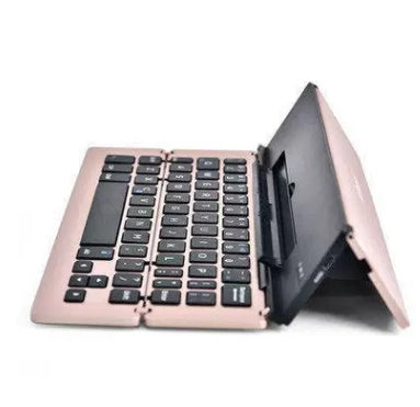 Compatible with Apple , Universel Sclim En Aluminium Pliable Sans Fil Bluetooth Clavier Pour IOS Windows Android Tablette Ou SmartPhone Pour iPad Samsung