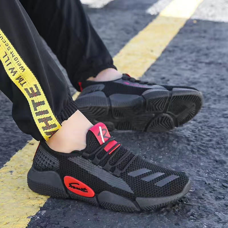 Spring & Autumn Canvas Sports Shoes with Letter Pattern