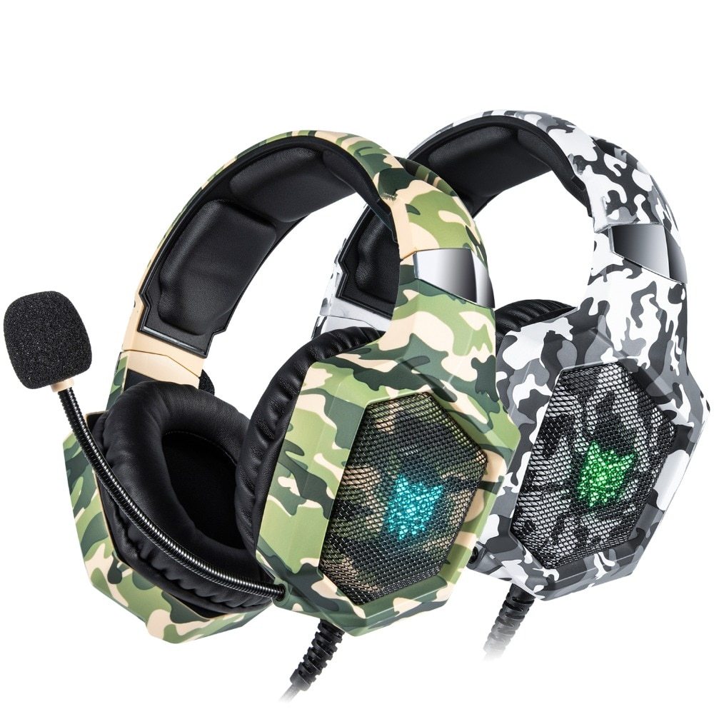 ONIKUMA K8 Wired Gaming Headset with Microphone and Braided Cable