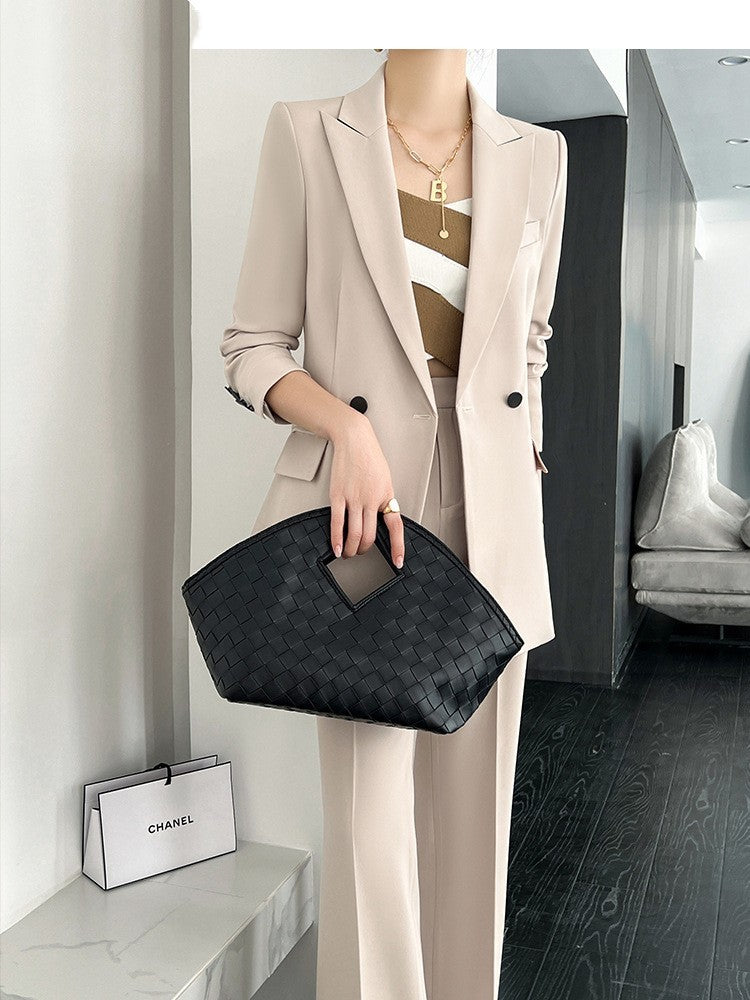 Ensemble deux pièces haut de gamme avec pantalon large