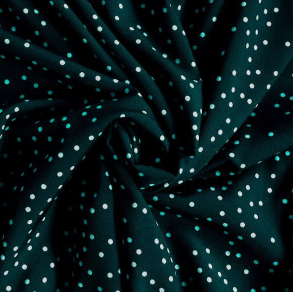 Polka dot long sleeve dress