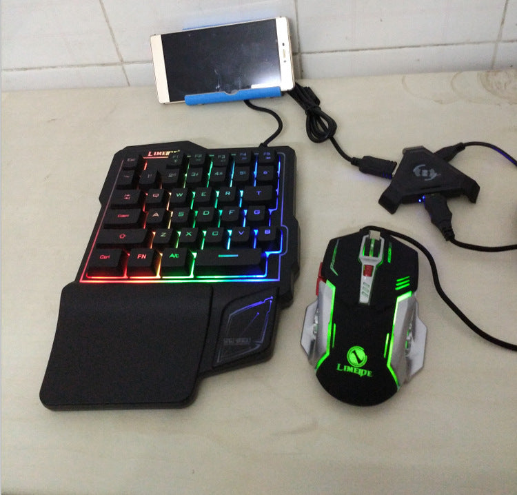 Eat Chicken Game Mouse Set USB Plastic 80x60x15mm for iOS Android