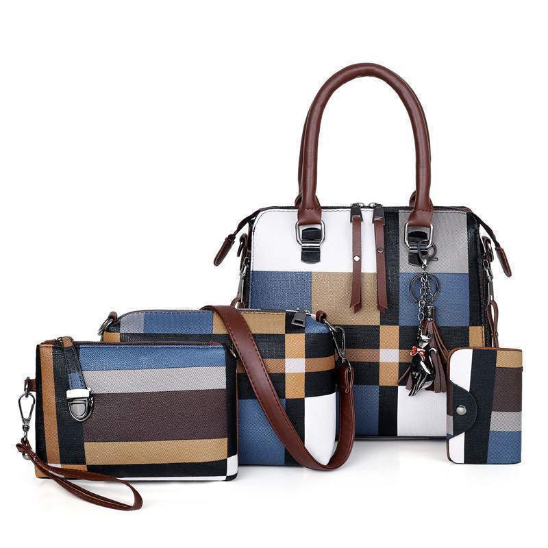 Luxury Plaid Shoulder & Crossbody Handbags for Women