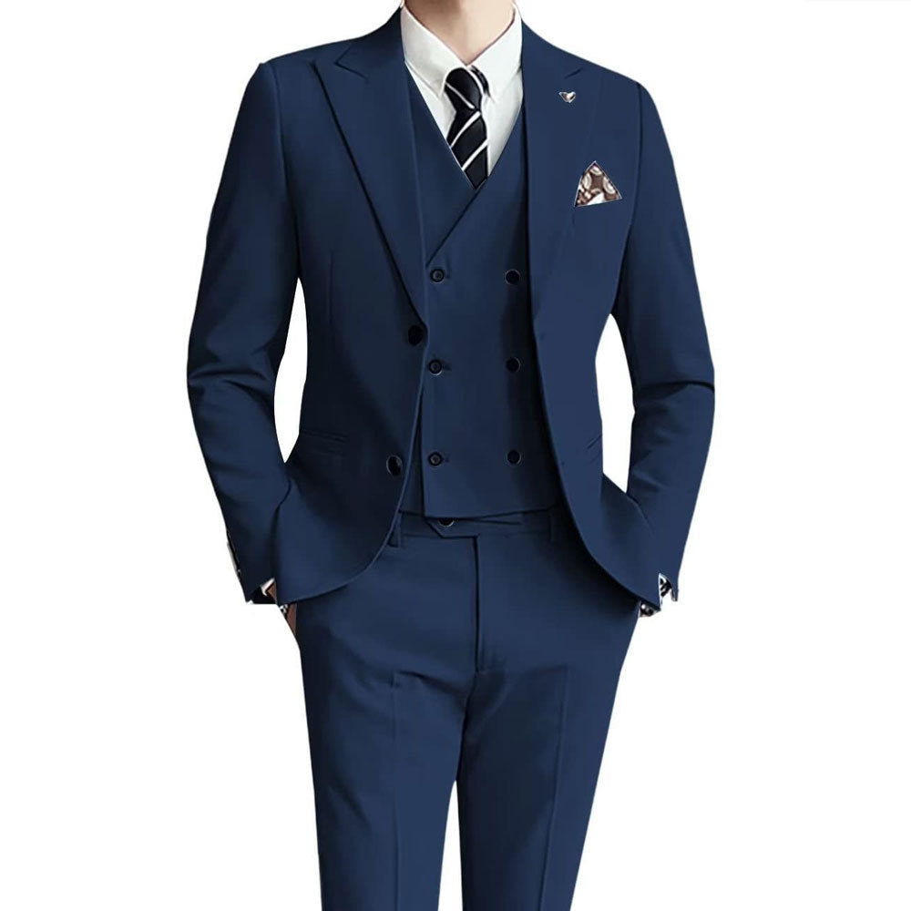 Men's Three-Piece Formal Suit Set