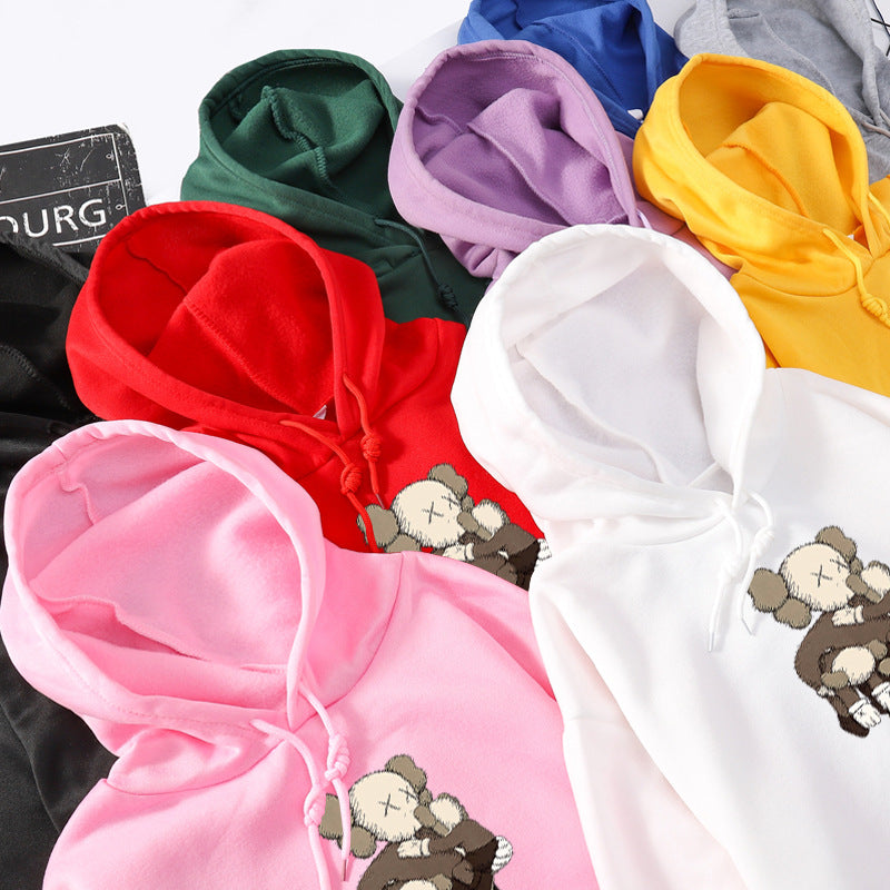 Rosane Rozendruk Cartoon Print Hooded Sweatshirt for Women