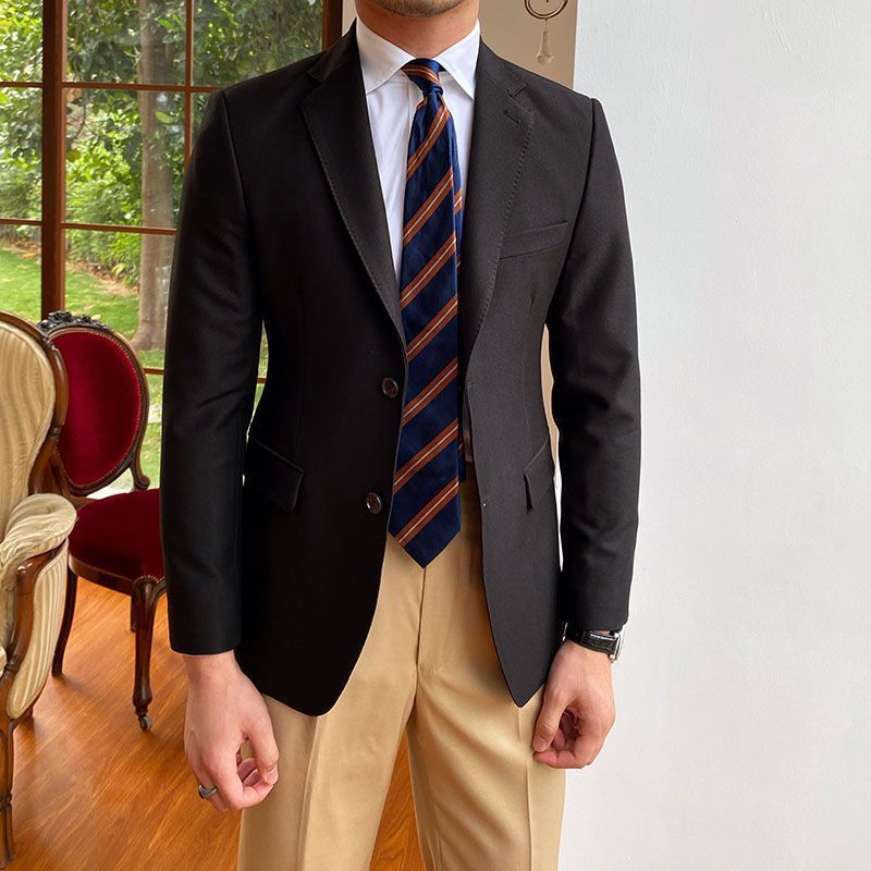 Casual Business Double Breasted Suit Jacket