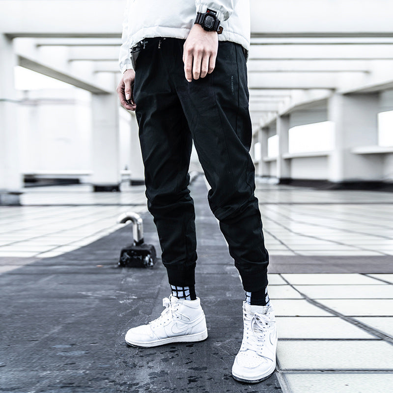 Men's Cotton Sports & Leisure Simple Restraint Pants
