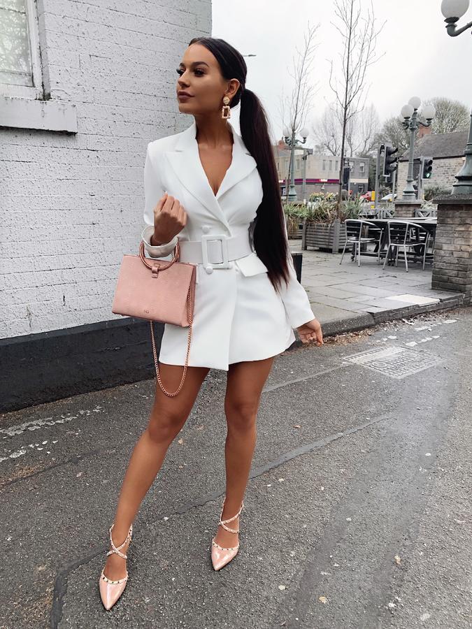 Slim Fit Long Sleeve Blazer