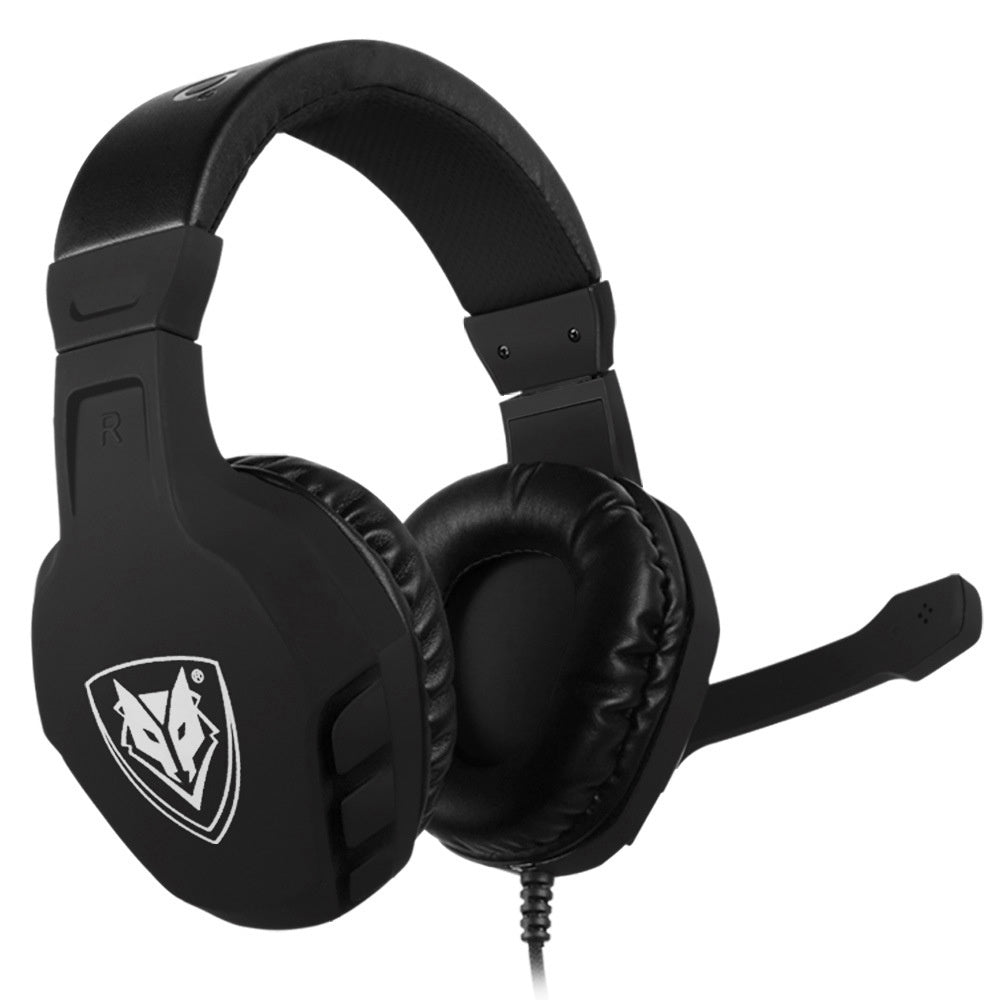 Casque de jeu PS4 filaire stéréo avec basses et microphone pour PC et TV