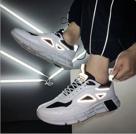 Chaussures de sport blanches décontractées, respirantes et antidérapantes pour hommes