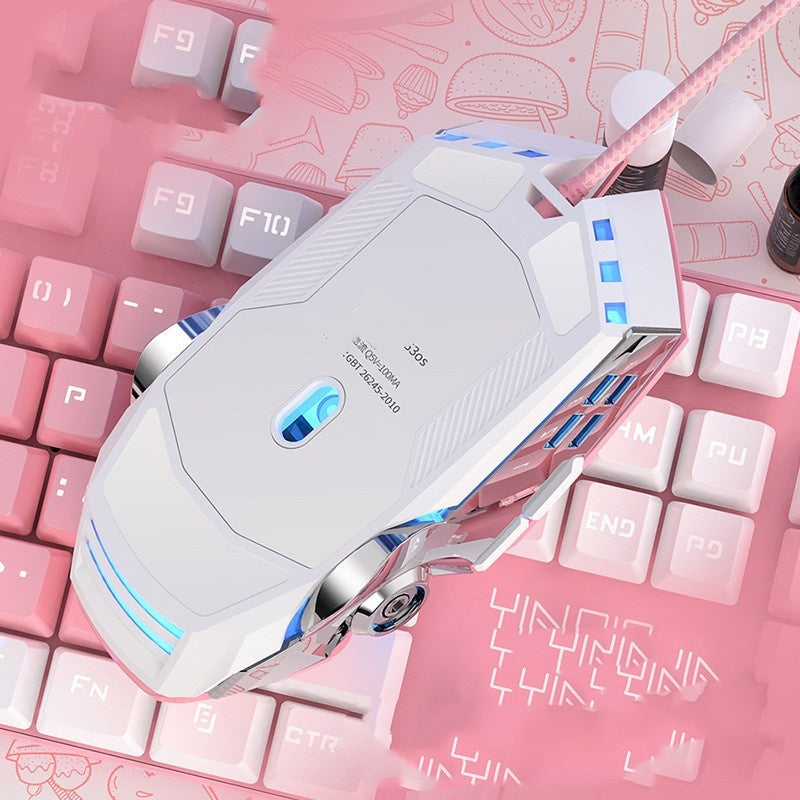 Mechanical Gaming Macro Mouse Wired Optical 3200 DPI USB