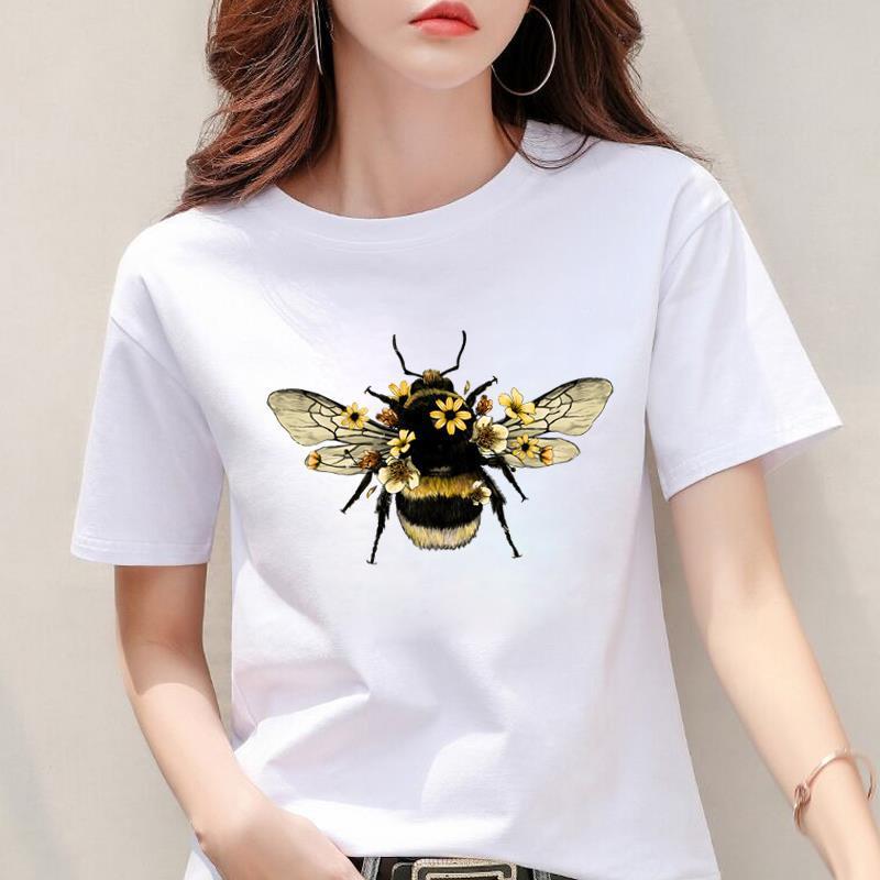 Modal Fabric Women's Leopard Print Heart Short Sleeve Top