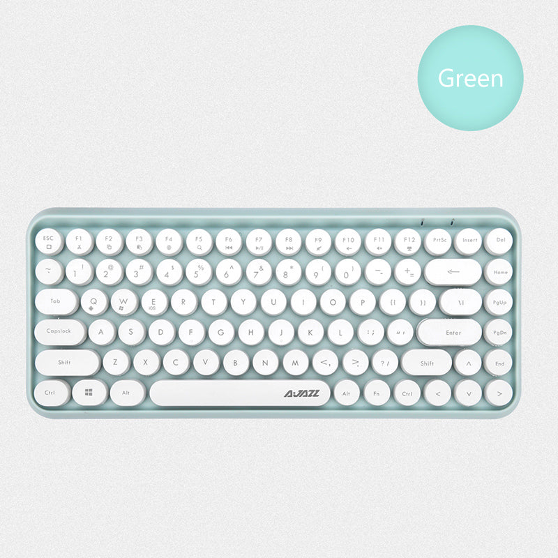 Wireless Bluetooth 84-Key Keyboard with 10M Range for Windows, Mac, Android