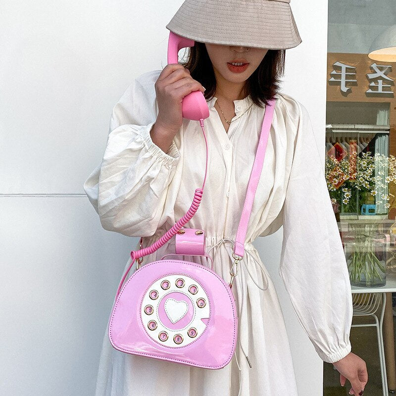 LA Fashion Women's PU Shoulder Handbag 21cm