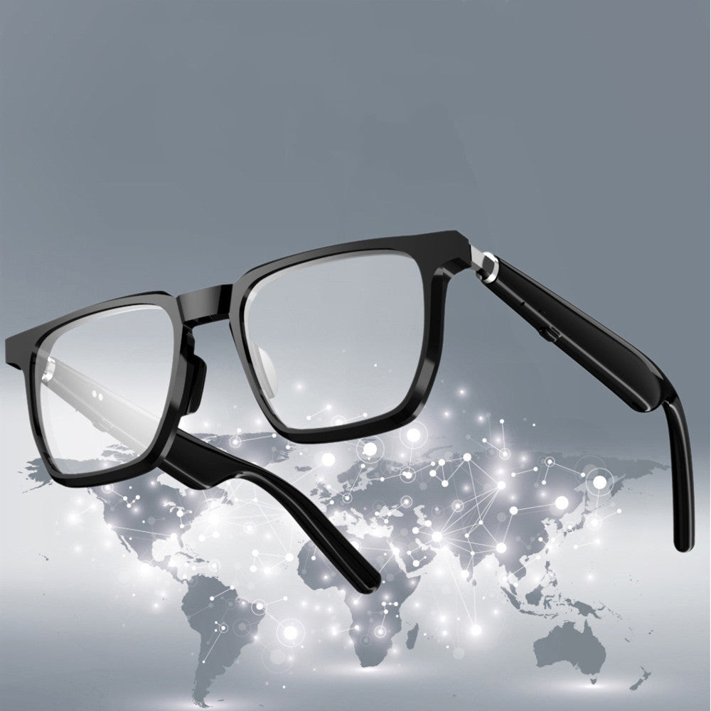 Bluetooth Smart Glasses Sunglasses Black PC Frame Call Music Navigation Touch Control