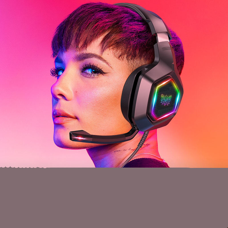 Wired Black Gaming Headset with Mic and 3.5mm Plug