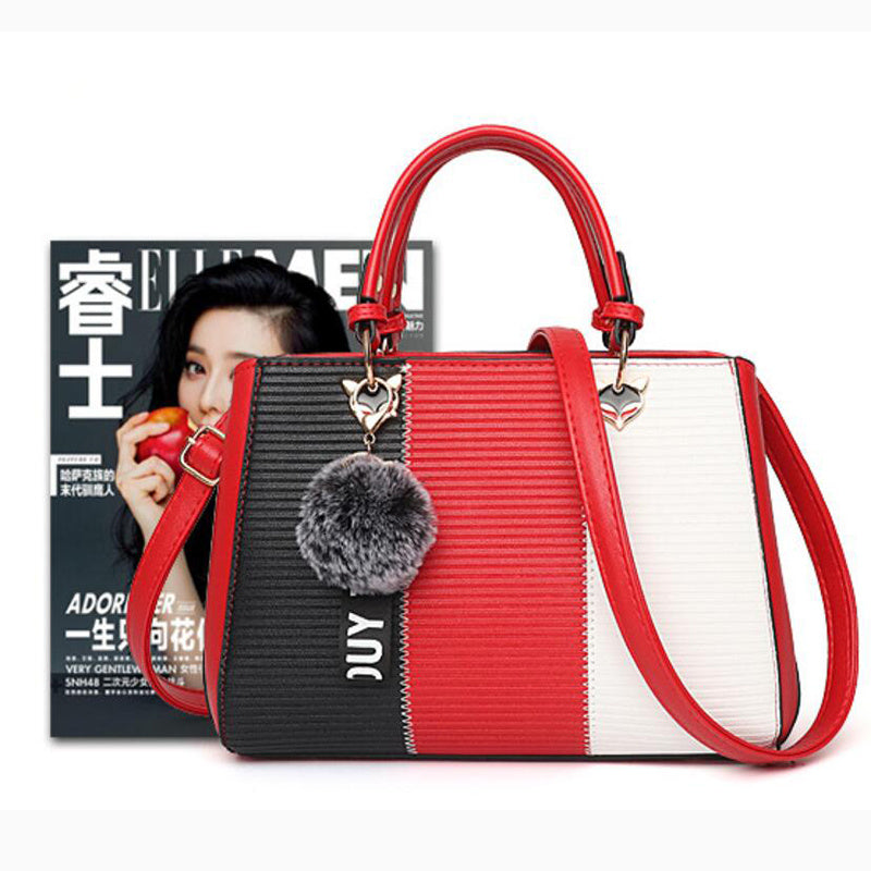 Ladies PU Leather Crossbody Shoulder Handbag 29x14x20cm