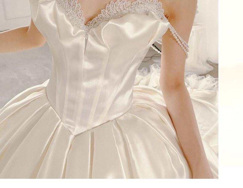 New Bridal Premium Textured Satin Skirt