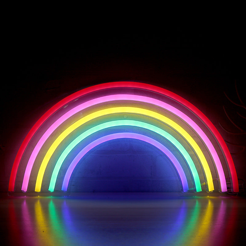 LED Neon Light with Acrylic Back Panel USB Powered Room Night Decoration