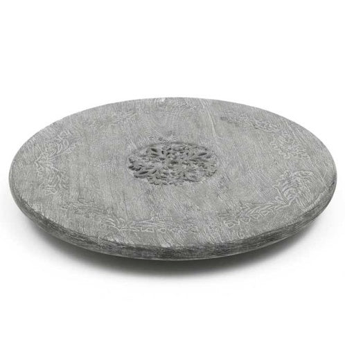 Broerine Handmade Mango Wood Lazy Susan Serving Plate
