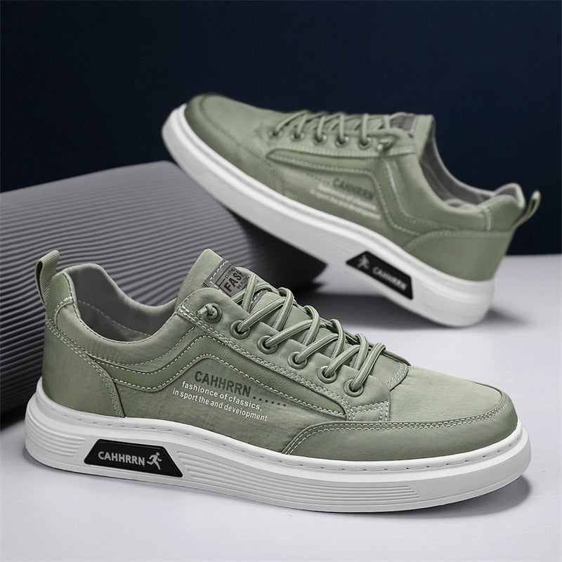 Chaussures de sport décontractées rétro pour homme avec bande élastique, basses, noir/gris/vert armée, tailles 39-44