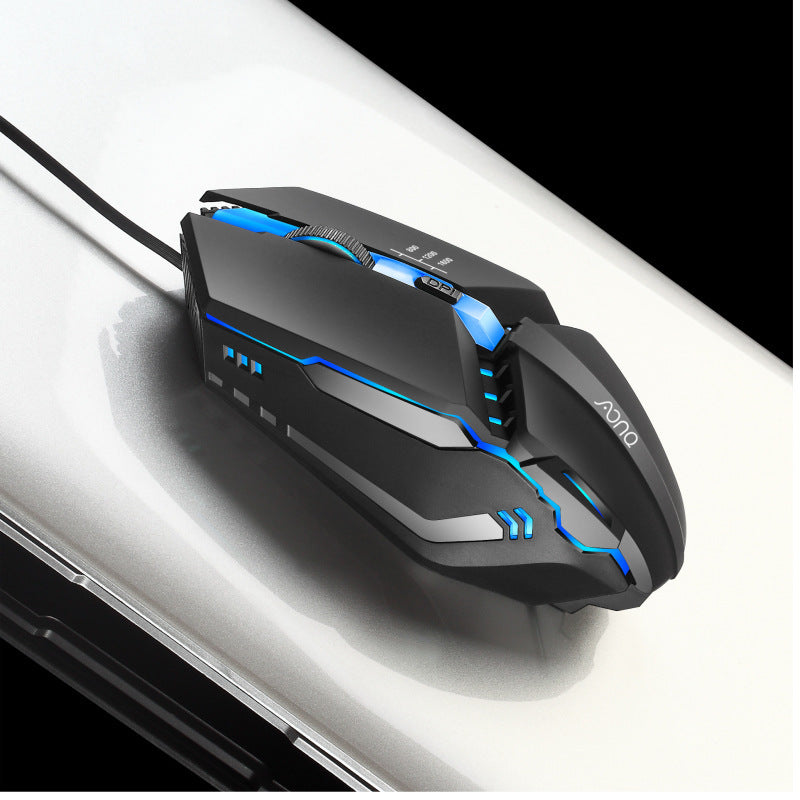 M3 Wired USB Mouse 800-1600 DPI, 124x63x39mm