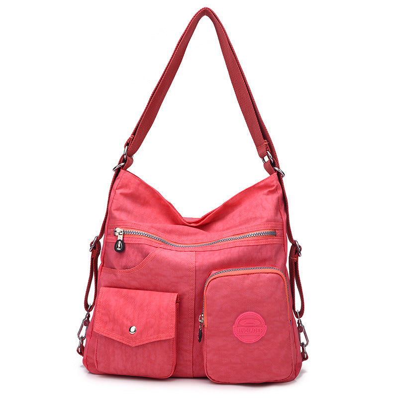 Sac fourre-tout de luxe en nylon imperméable pour femme, grand sac à bandoulière