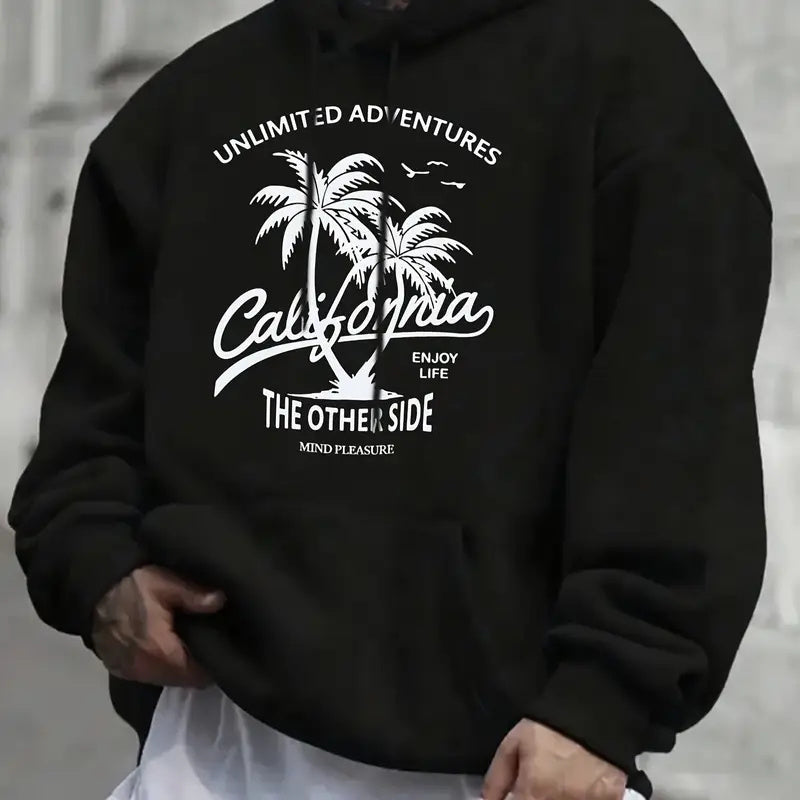 Sweat à capuche en molleton tailles S-5XL