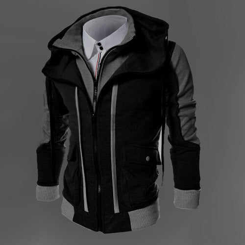 Casual Men’s Slim Fit Cotton Lined Hooded Jacket Coat