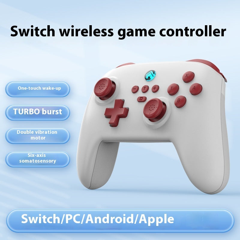 Wireless Bluetooth Game Controller with Six-Axis Sensor for Switch, PC, Android, iPhone