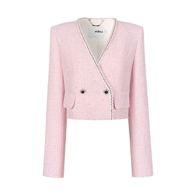 Purple Tulle Short Coat and Shorts Fashion Suit for Women