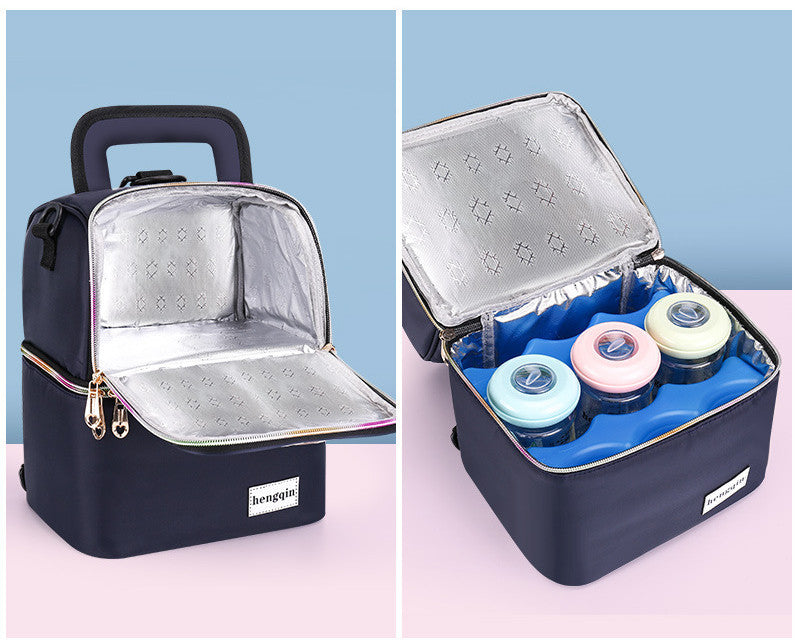 Sac à dos isotherme portable pour équipement de lait maternel