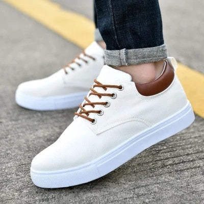 Breathable Mens Casual Canvas Sport Shoes with Rubber Sole