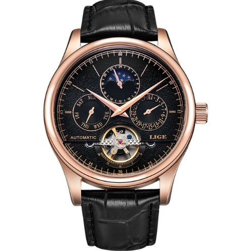 Men's Mechanical Business Casual Watch 43mm Waterproof