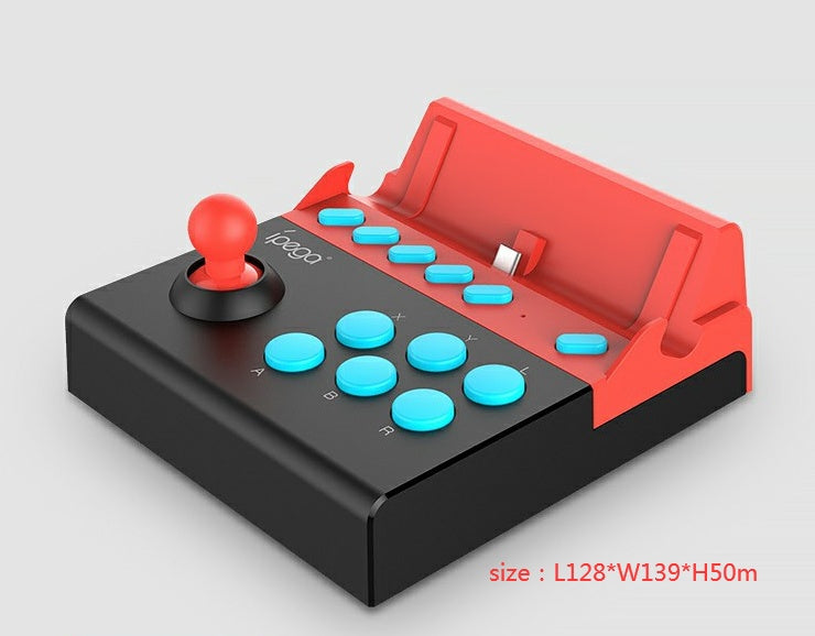 وحدة تحكم ألعاب القتال (Fighting Stick) لـ N-Switch مع وظيفة Turbo و 8 أزرار حركة