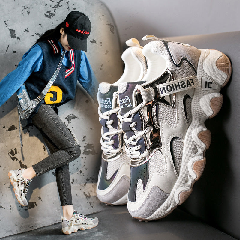 Chaussures Femme Mi-Talons Wild Daddy Respirantes Semelle Caoutchouc Antidérapante