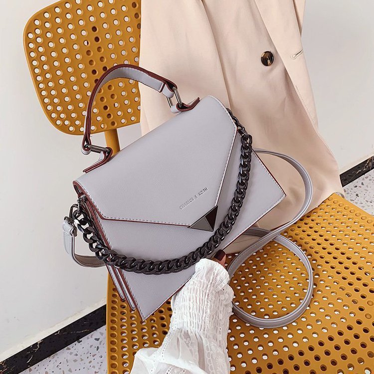 Versatile Medium Women's PU Shoulder Bag with Chain Strap