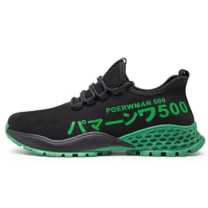 Spring & Autumn Canvas Sports Shoes with Letter Pattern