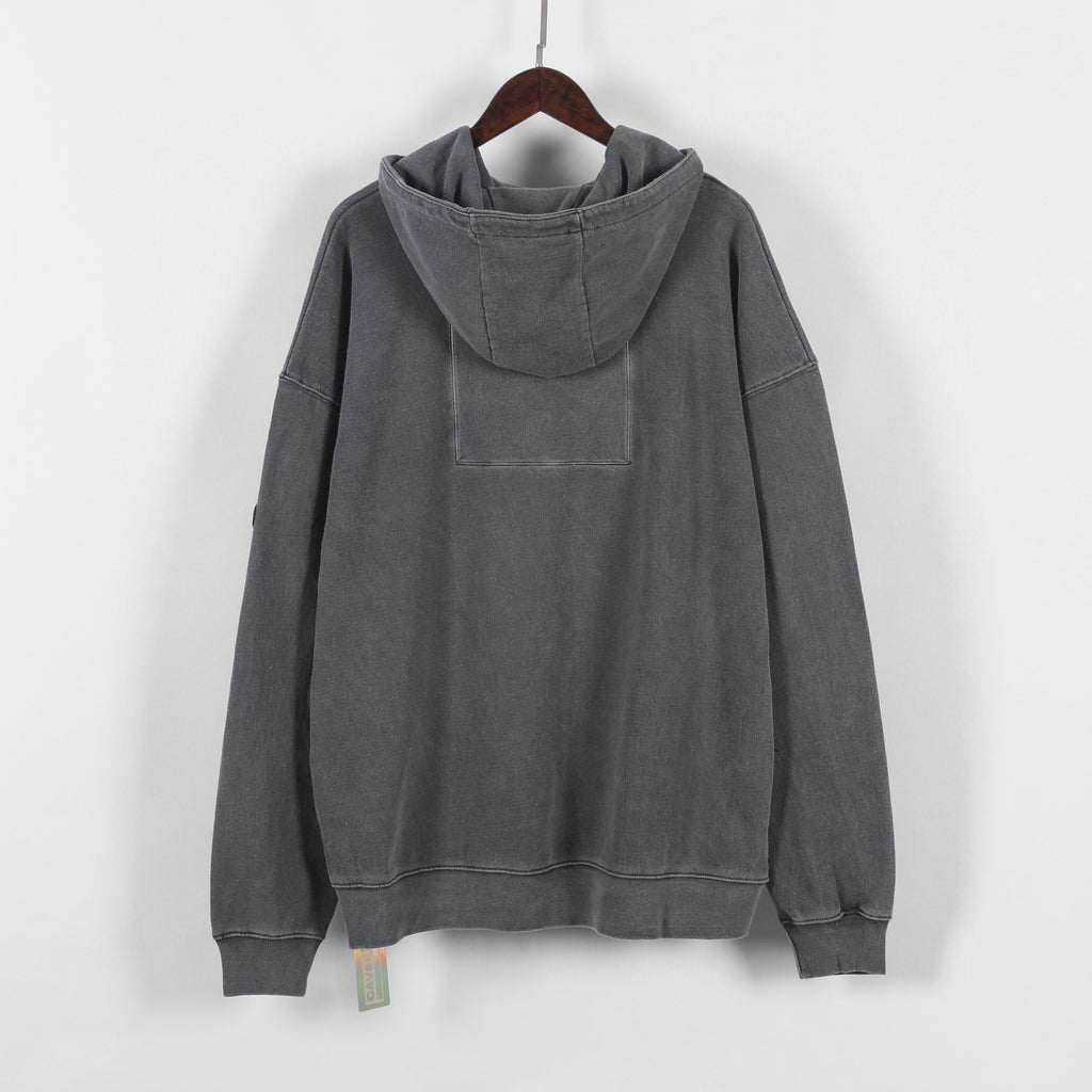 Make Old Embroidered Cotton Hooded Hoodie