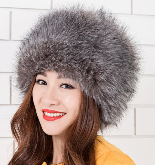 Chapeau Dôme Mixte Renard Fourrure Lei Feng