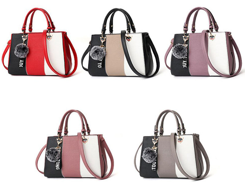 Ladies PU Leather Crossbody Shoulder Handbag 29x14x20cm