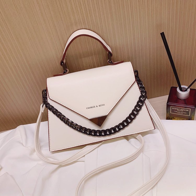 Versatile Medium Women's PU Shoulder Bag with Chain Strap