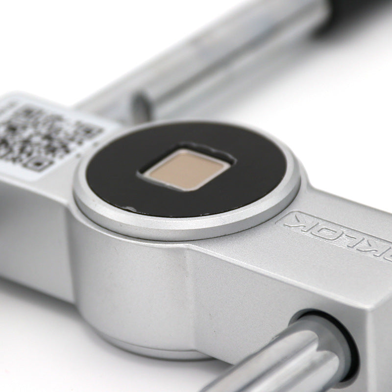 Smart Fingerprint U-Shaped Glass Door Lock Rechargeable