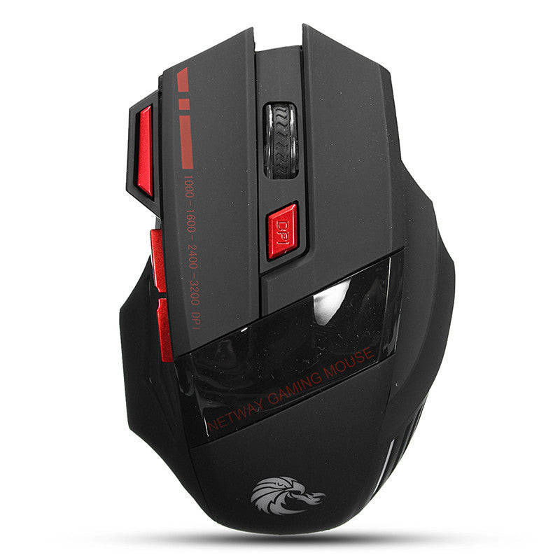7-Color Wired Gaming Mouse with 7 Buttons and Adjustable DPI